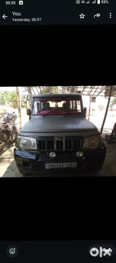 Mahindra Bolero 2012 Diesel Automatic