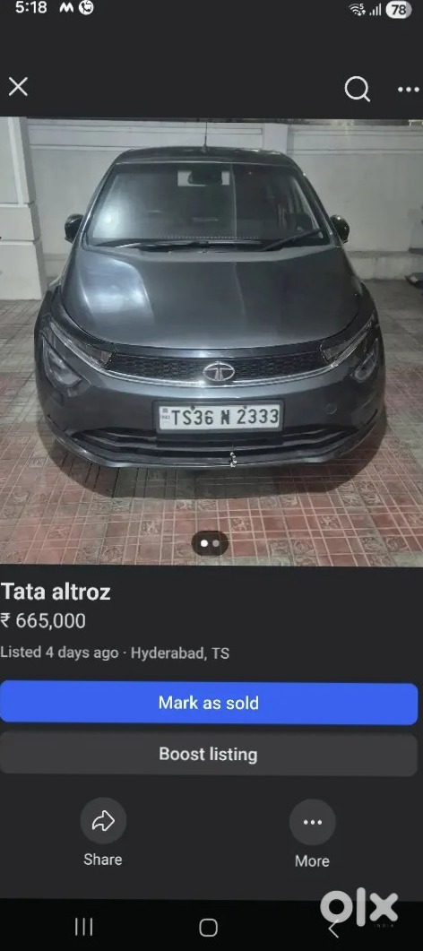 2023 Tata Altroz - Automatic Petrol