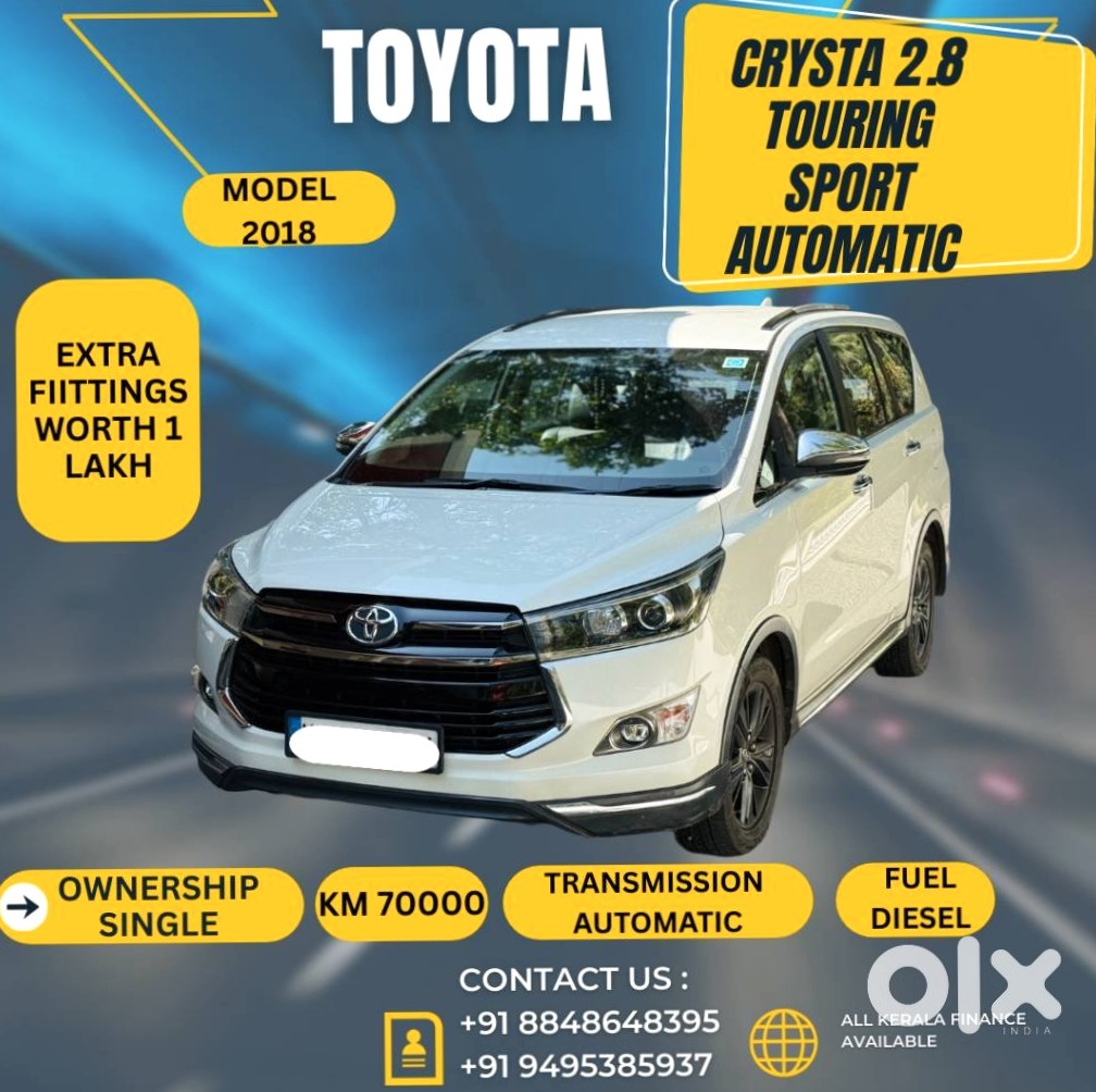 2025 Toyota Innova Crysta Petrol Manual - Single Owner