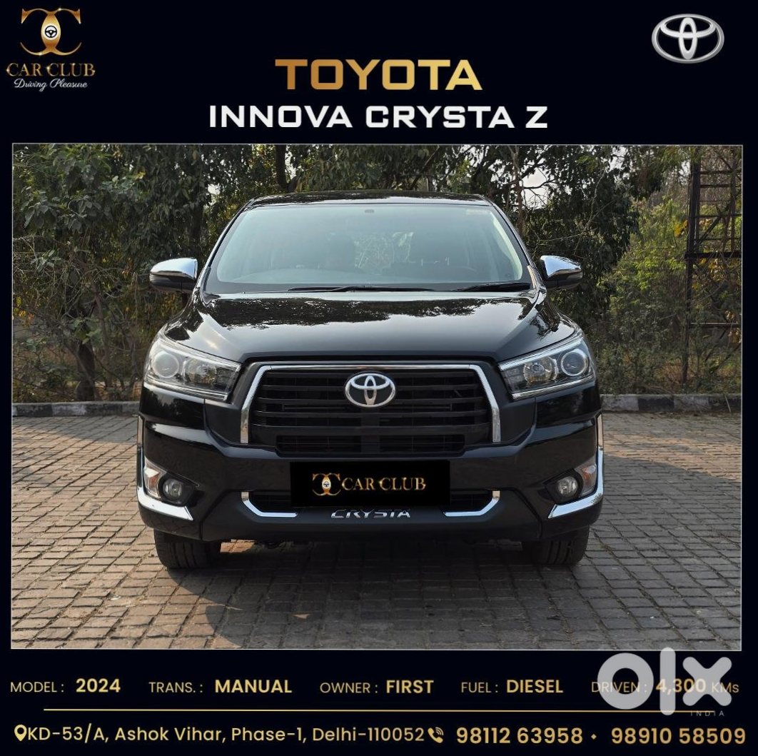 2020 Toyota Innova Crysta - Family Car