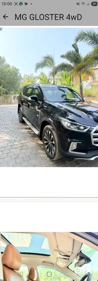 Mg Gloster Petrol 2021 Family Car