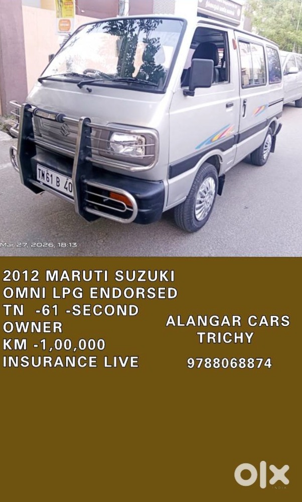 2015 Maruti Omni Diesel – Going Abroad
