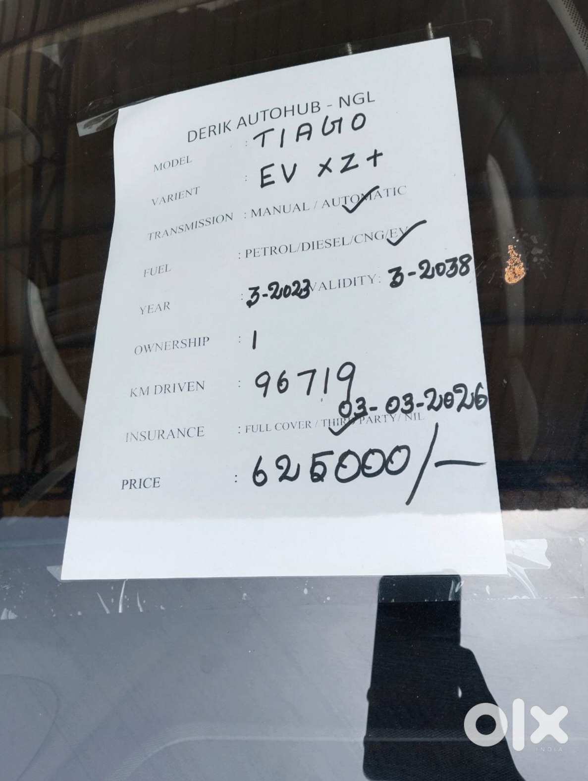 Urgent Sale - 2025 Tata Tiago Ev